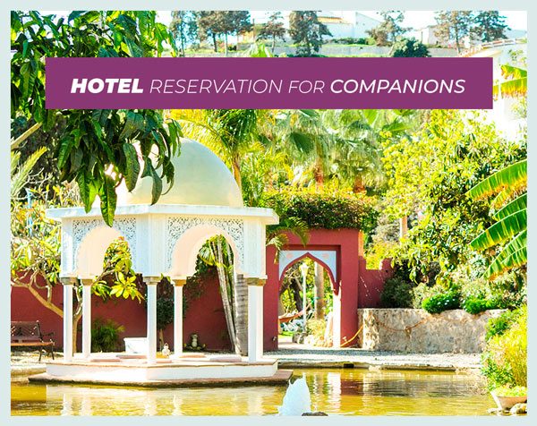 Hotel reservation for a companion